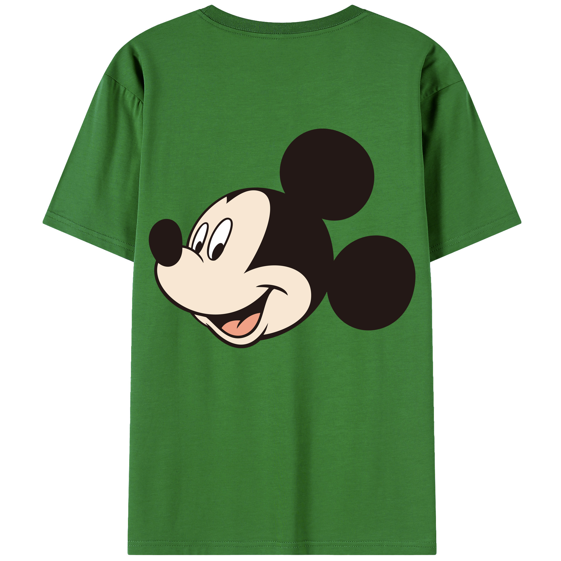 （画像用） ミッキーマウス Mickey Mouse レディース半袖Tシャツ(バックプリント)